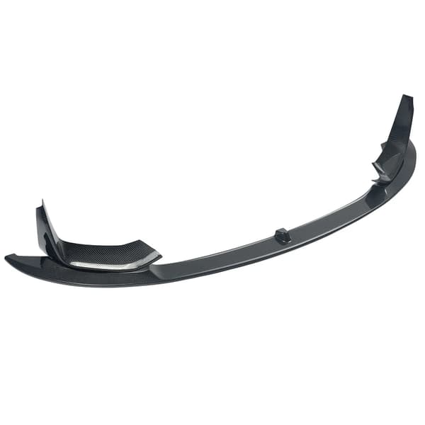 Front Bumper Splitter, ABS Plastik, Aerodynamisk Design,kulstoflook