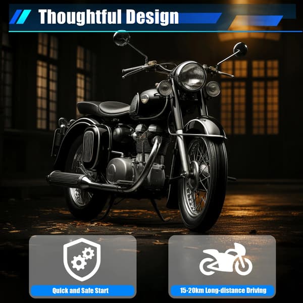 ATV-motor, 49CC, luftkylsystem,Röd