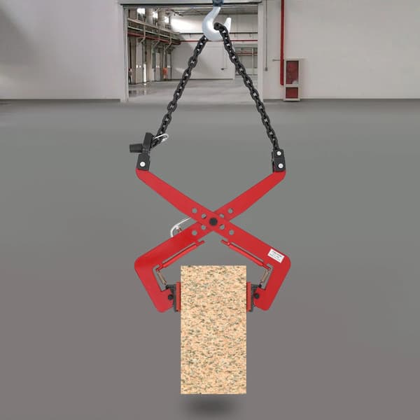 Lyftklämma, Hög Lastkapacitet, Saxdesign,Röd