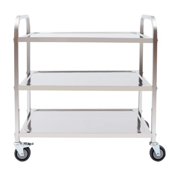 Serveringsvagn, Rostfritt Stål, Mobil Design,Silver