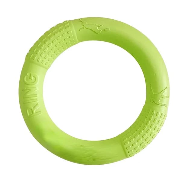 Hundleksak, Interaktiv Design, Säker och Icke-toxisk Material,grön, 28cm-d