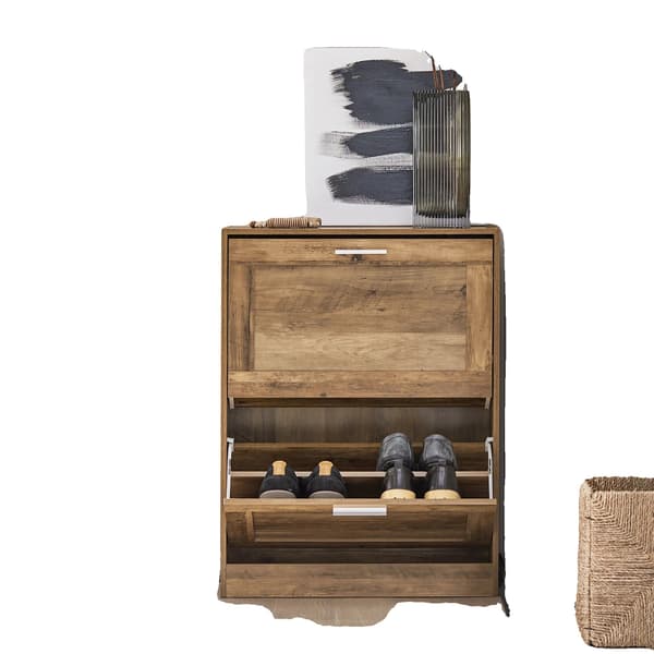 Sko Rack, Kompakt Design, God Opbevaring,Chokolade