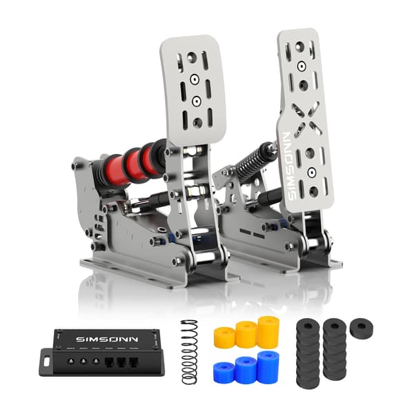 Sim Racing Simulator Pedaler, PC Kompatibilitet, USB 3.0 Forbindelse,Plus X Sliver P2-H2