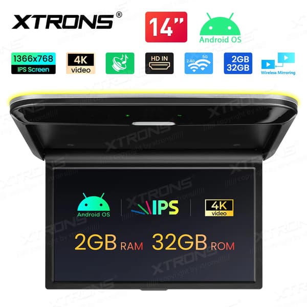 Multimedia-soitin, Android 12, 4K-videotoisto,vain CM140AF