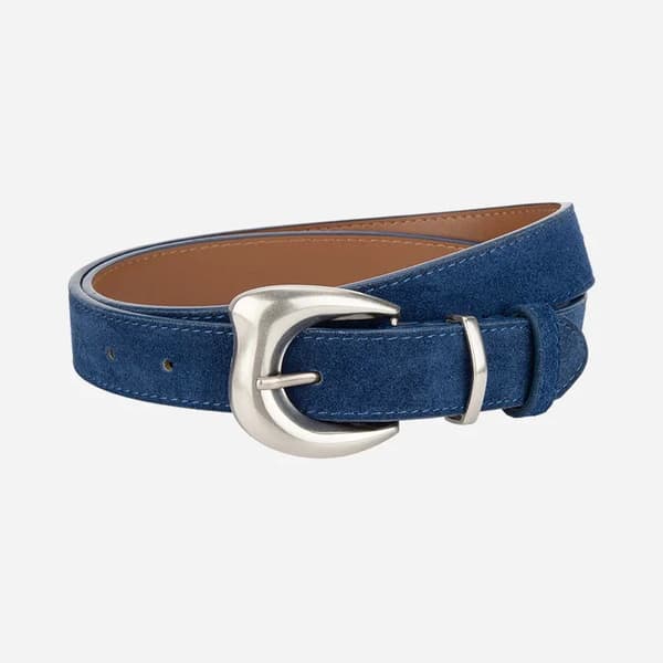Bælter, Stilfuldt Design, Holdbare Materialer,Blå, 105CM-c