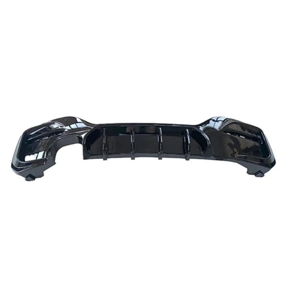 Bageste kofanger diffuser lip, aerodynamisk design, nem installation,sort