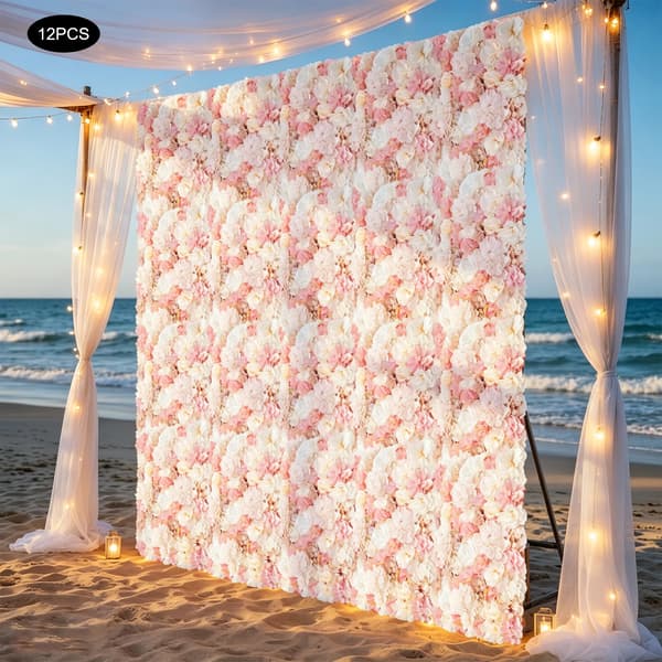 Blomsterpanel Baggrund, Realistisk Design, Nem Samling,MULTI