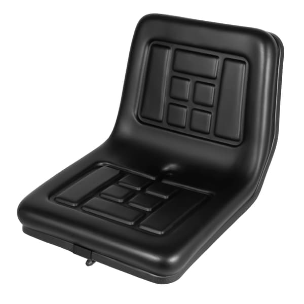 Traktor sæde, justerbar positionering, holdbar PVC konstruktion,sort