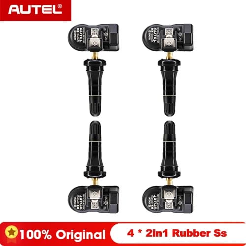 TPMS-sensor, holdbar design, brugervenlig installation,4x 2i1 gummi