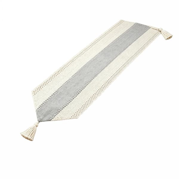 Bordslöpare, Hantverksdesign, Hållbart Material,Ljusgrå
