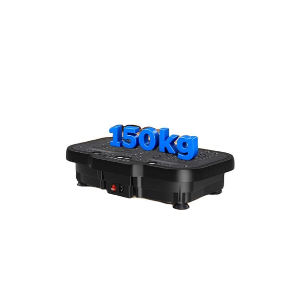 Vibrerende platform, 180 hastighedsindstillinger, Bluetooth-højttalere,sort