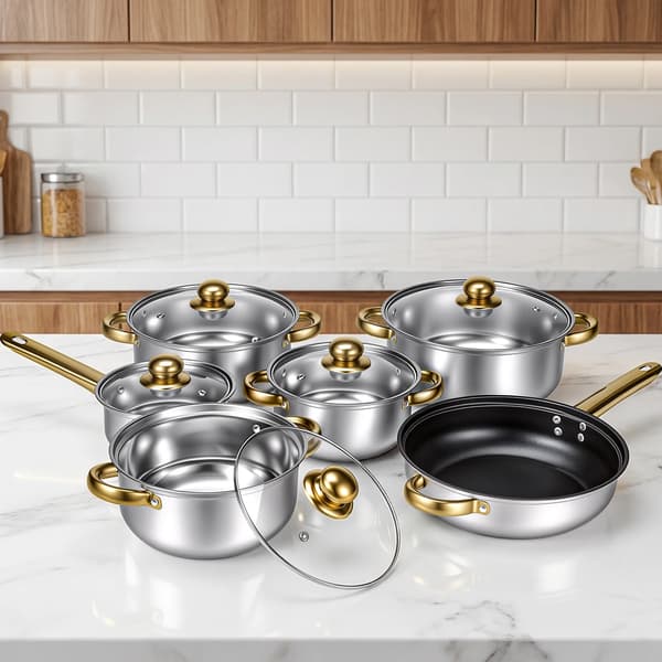 Köksredskapsset, Nonstick Mångsidighet, Induktionskompatibel,12 Bit