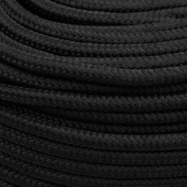Marineror, 10 mm Diameter, 50 m Længde,sort