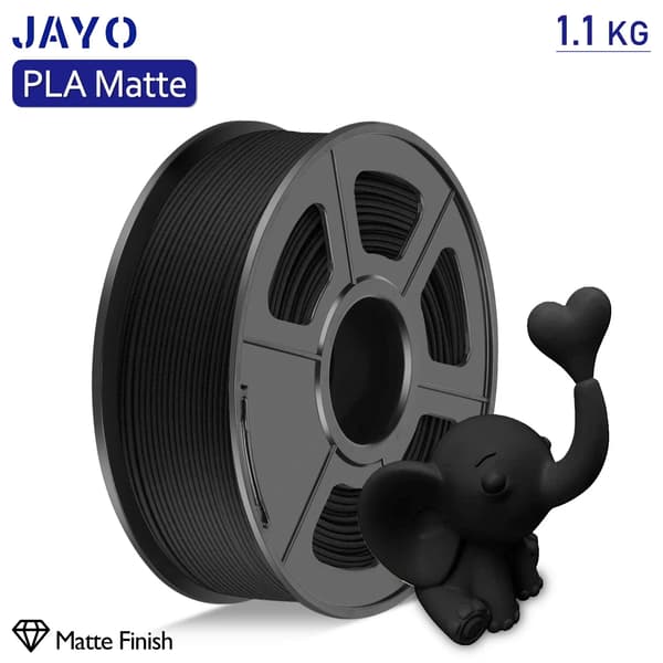 3D-skrivarfilament, PLA-material, 1,75 mm diameter,svart