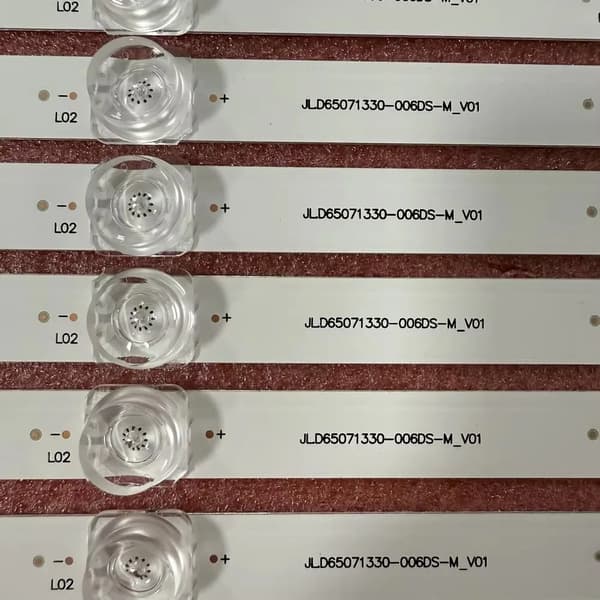 LED-list, 12 st/set, 647 mm längd, LED-lampor, aluminiummaterial, CE-certifierad