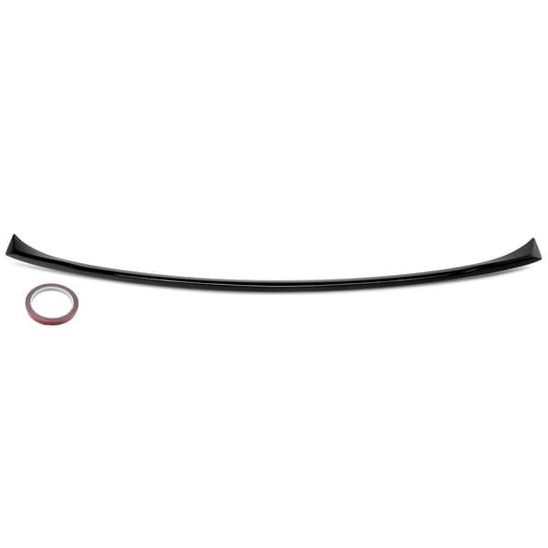 Bageste midterspoiler, aerodynamisk design, holdbar ABS-plastik,Glans Sort