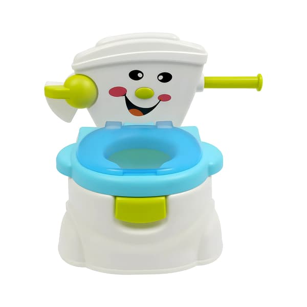 Bærbar Toilet, Ergonomisk Design, Engagerende Mønster,Blå