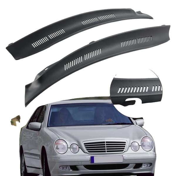 Forrudevisker Cowl Panel, Plastik, Direkte Erstatning, E320 Wagon Kompatibel, Bolt-On Montering, Front Placering