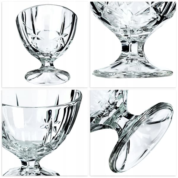 Glas Dessertkopper, 300ml Kapacitet, Rund Form, FCM Certificeret, Holdbart Glasmateriale, Elegant Design
