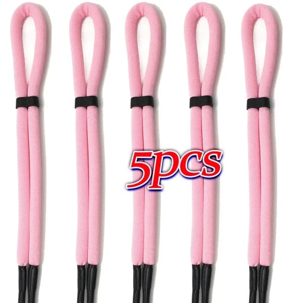 Brillerem, Justerbar Længde, Skridsikker Design,Pink-5pcs