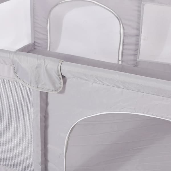 Lekställning, Andningsbart Nät, Säker Design,GRÅ