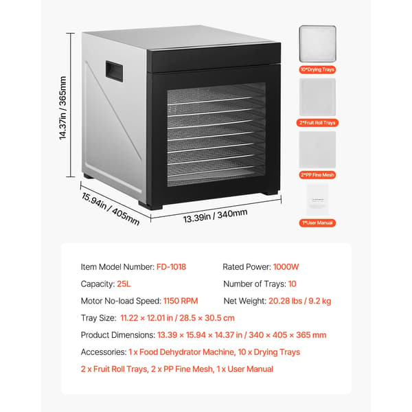 Mattork, 10 brickor, justerbar temperatur,10 Brickor