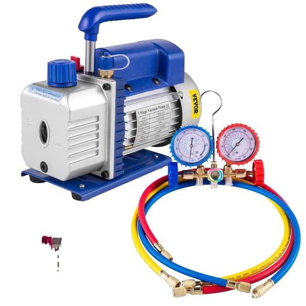 Imupumppu, 1/4 HP, 1.8 CFM Virtausnopeus,1.8CFM 1-4HP Mittari