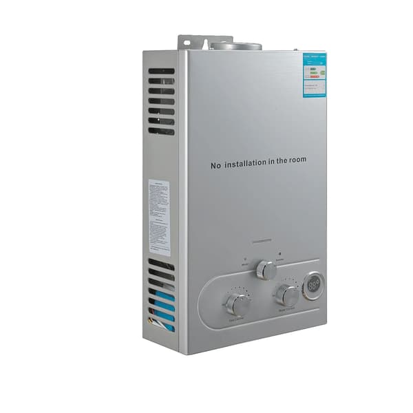 Vandvarmer, Tankløs Design, LPG Kompatibilitet,20L