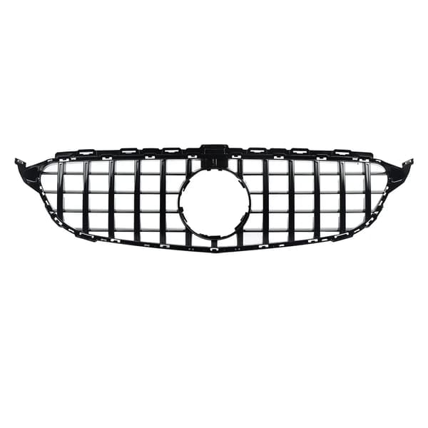 Front Bumper Gitter, Panamericana GT Stil, Nem Installation,glans sort