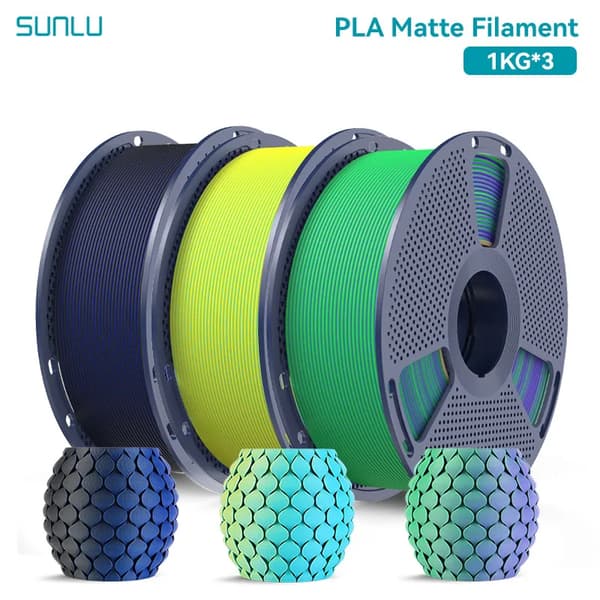 3D-printer filament, mat finish, boblefri,NP LY KL