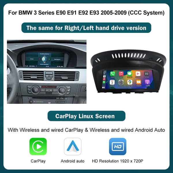 Multimedia Display Skärm, Trådlös CarPlay, Android Auto Kompatibilitet,CCC-systemet