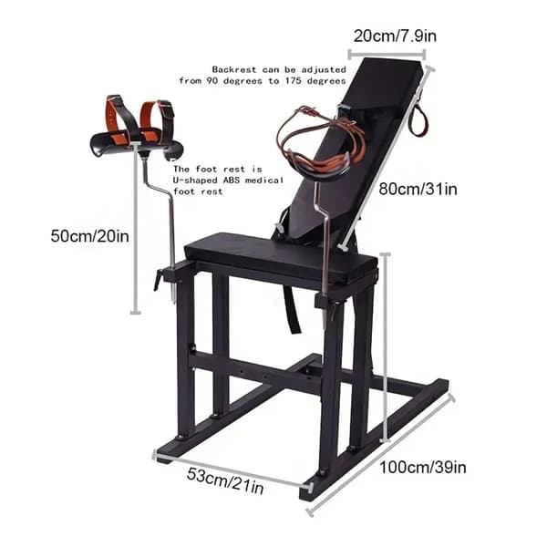 Sex Stol, Robust Støtte, Ergonomisk Design,Kun stol