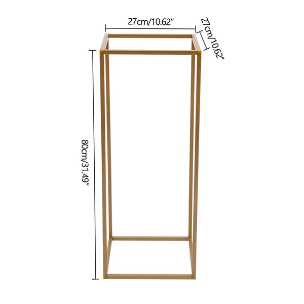 Centerpiece Ställset, Elegant Design, Robust Konstruktion,Guld