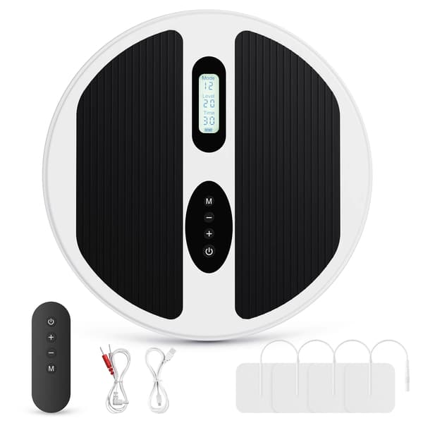 Fotmassageapparat, Elektrisk, Bärbar Design,VIT