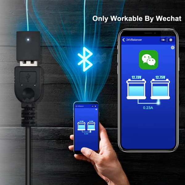 Batteribalanser, Bluetooth-overvågning, 0-5A balance strøm,BB4AS-T
