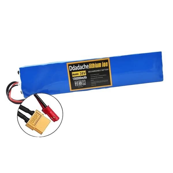Batteripack, 100Ah kapacitet, Smart BMS-skydd,lanmi  XT60-JST