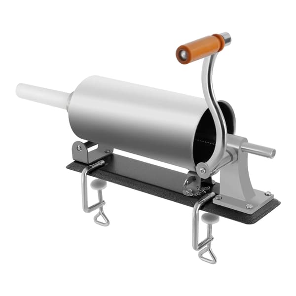 Korvstoppare, rostfritt stål, handvevdrift,Silver