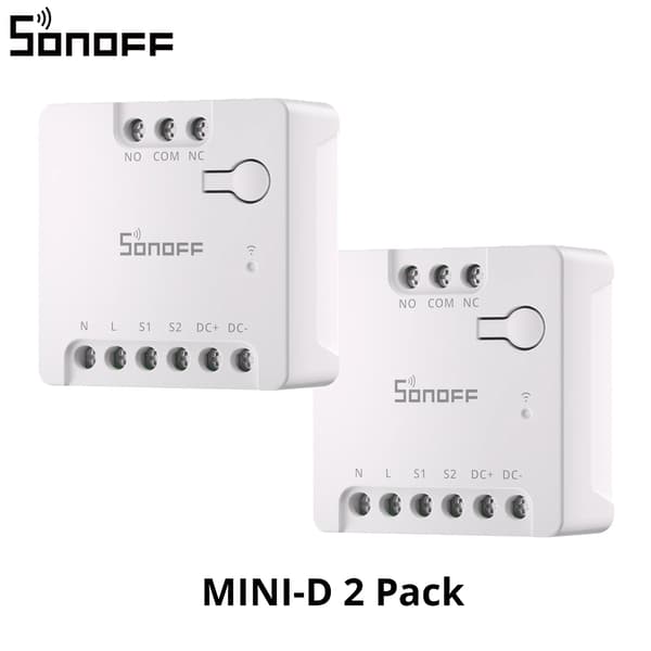 Smart Switch, WiFi-anslutning, Matter-kompatibel,MINI-D 2-Pack