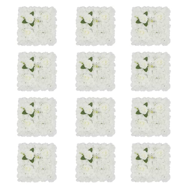 Blomster Vægpaneler, 3D Design, Egnet til Bryllupper og Fester,HVID