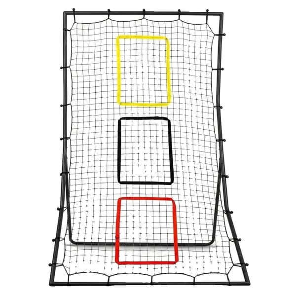 Rebounder Net, Tre Zone Bold Respondent, Holdbar Stålstruktur,sort