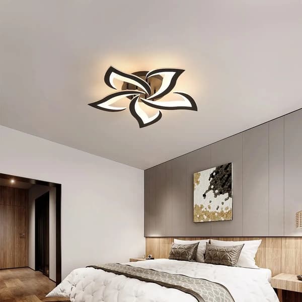 Loftlampe, Moderne Design, 5 LED Lyskilder,sort