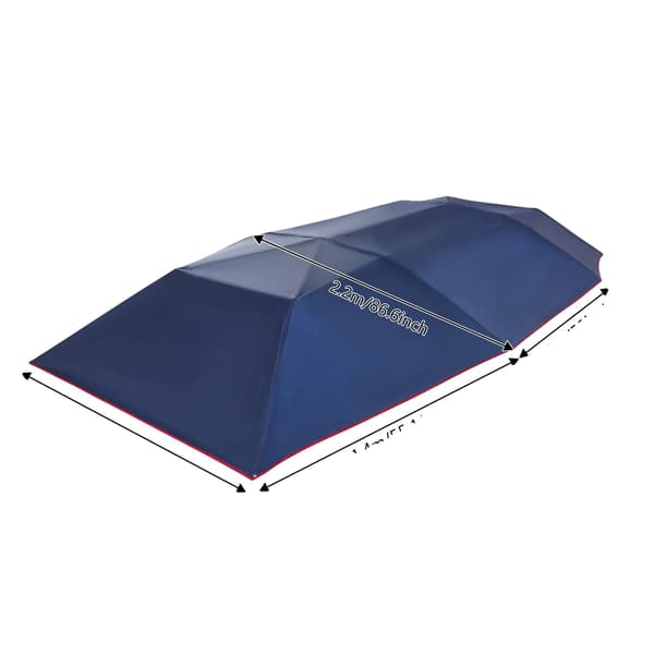 Bil Tält, Semi-Automatisk Design, Allvädersskydd,Marinblå