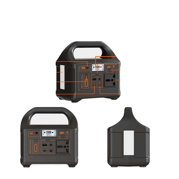 Kraftværk, 200W Kapacitet, Solopladningssupport,200W 153.6Wh