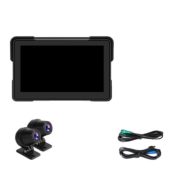 GPS Navigator, Bluetooth-forbindelse, Vandtæt design,7 tommer DVR BMW_TMPS