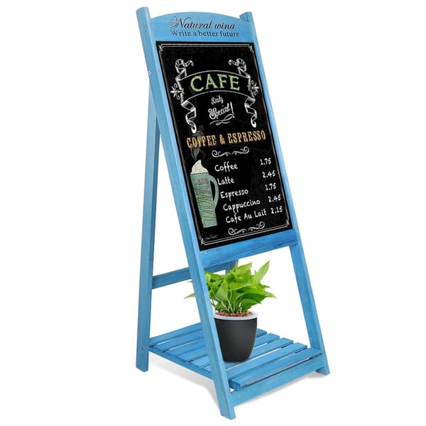 Tavle, A-Frame Design, Alsidig Visning,Off-white