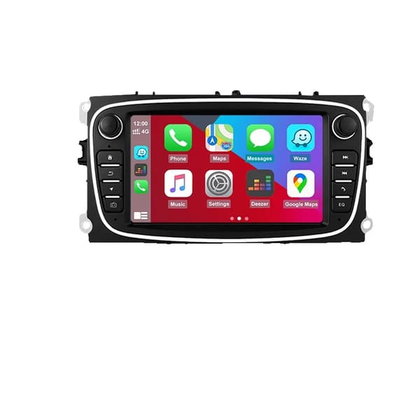 Carplay, avancerade multimediefunktioner, navigationssystem, kompatibel med Ford Focus Mondeo,B-4Core 2 + 64GB