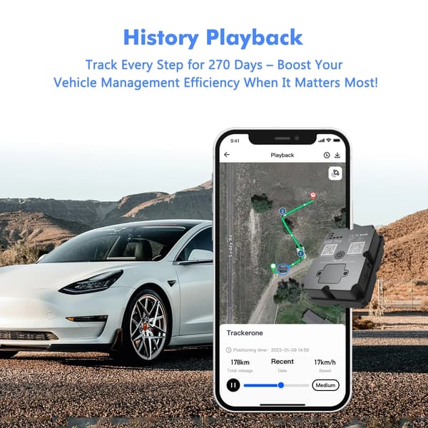 GPS Tracker, Realtidsopsporing, Tilpassede Alarmer,GPS Tracker