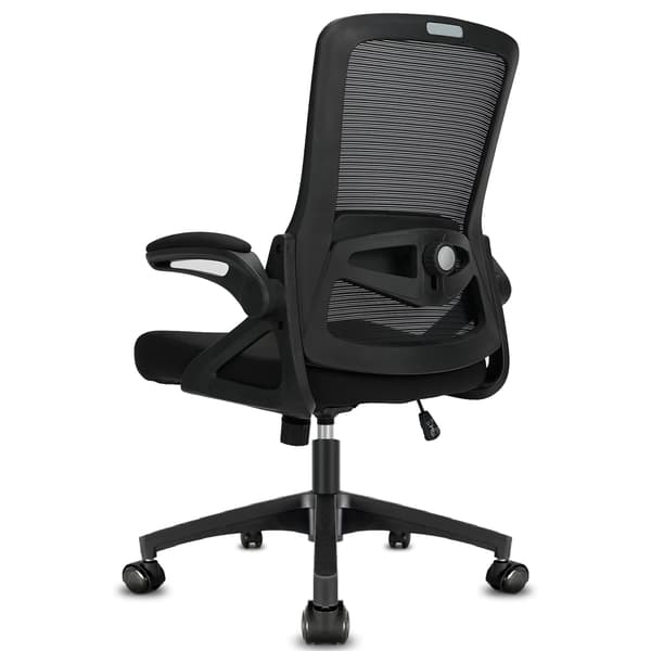 Kontorstol, Ergonomisk Design, Justerbar Højde,sort