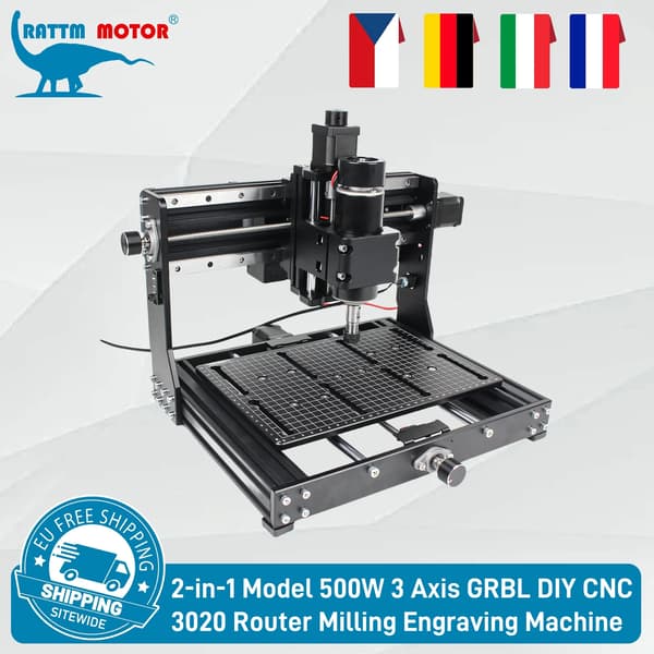 CNC Router, GRBL Controller, Alsidig Gravering,Bare 3020 Router Maskine