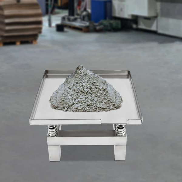Beton Vibrerende Bord, Kraftig Vibrationsmotor, Robust Rustfrit Stål,Sølv